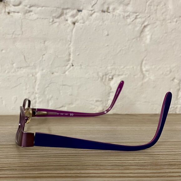 Juicy Couture Petite Metal Eyeglasses Frames Acetate Arms JU911 0FU5 130 Purple - Picture 11 of 14